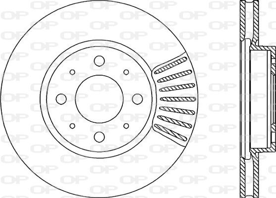 OPEN PARTS Тормозной диск BDR1613.20